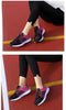 Breathable Mesh Lace Up Flat Sneakers for Women in Pink and Black ATHLEXES