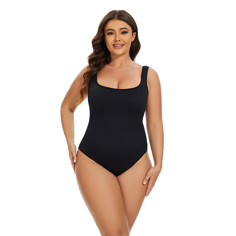 GUUDIA Ribbed Tummy Control Shaping Jumpsuit ATHLEXES