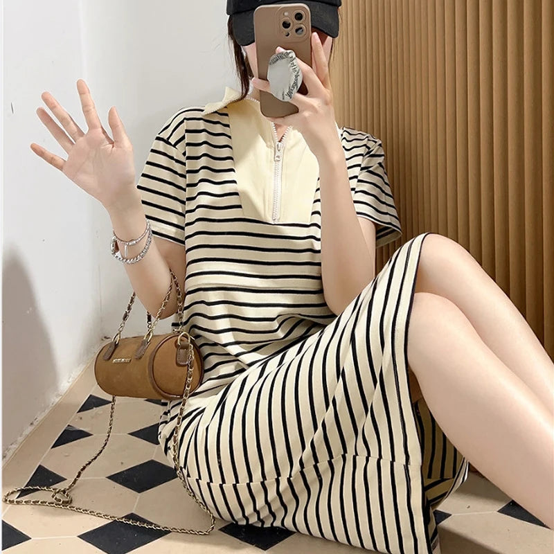 Chic Maternity Nursing Dress 2316 for Breastfeeding ATHLEXES