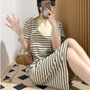Chic Maternity Nursing Dress 2316 for Breastfeeding ATHLEXES