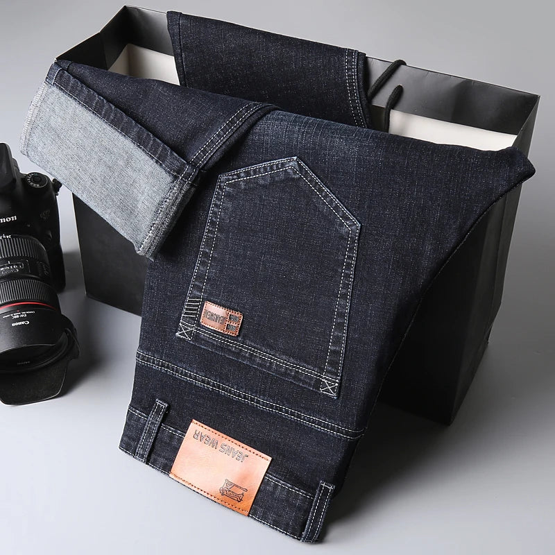 Classic Fit Men's Denim Straight Jeans ATHLEXES
