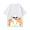 ZAZOMDE Retro Cartoon Tiger Oversized Tee ATHLEXES