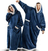 CozySleeve Oversized Flannel Hoodie Blanket for All Seasons ATHLEXES