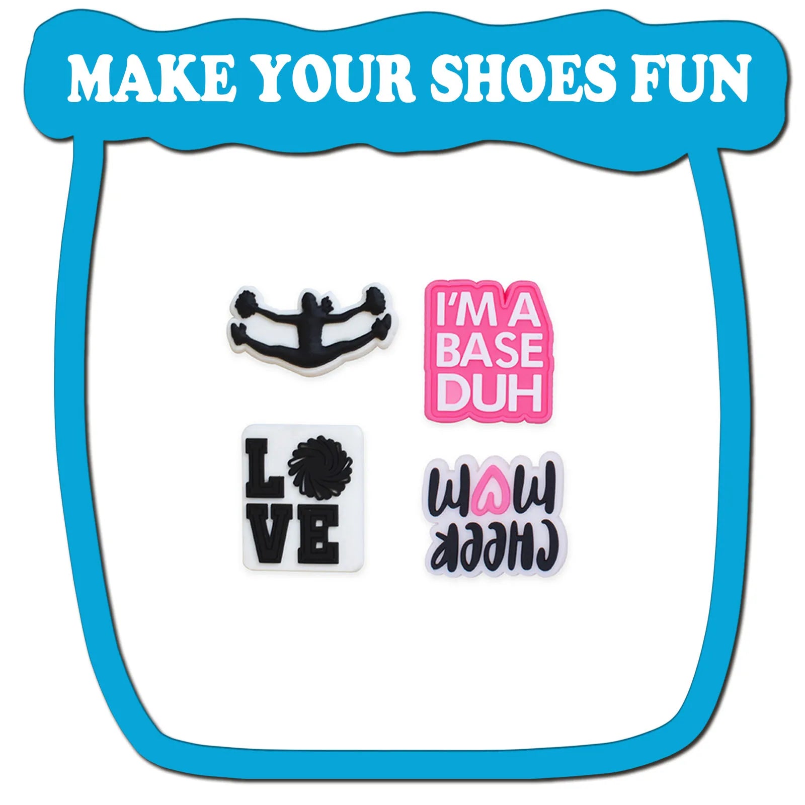 Charming PVC Shoe Charms for Croc Sandals Mix ATHLEXES