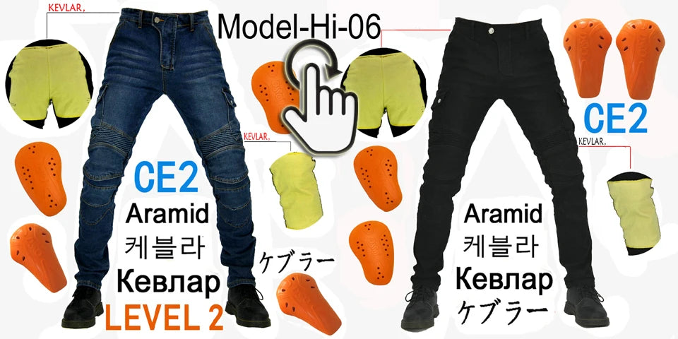 Kevlar Flame Resistant Motorcycle Pants ATHLEXES
