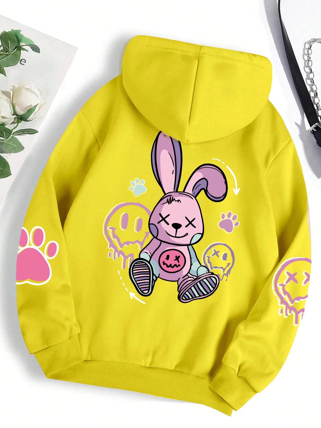 Urban Style Oversized Printed Hoodie for Women ATHLEXES