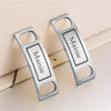 Luxury Personalized Shoe Lace Buckles with Engraved Text ATHLEXES