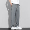 Men's Gray Khaki Wide Leg Leisure Trend Summer Pants ATHLEXES