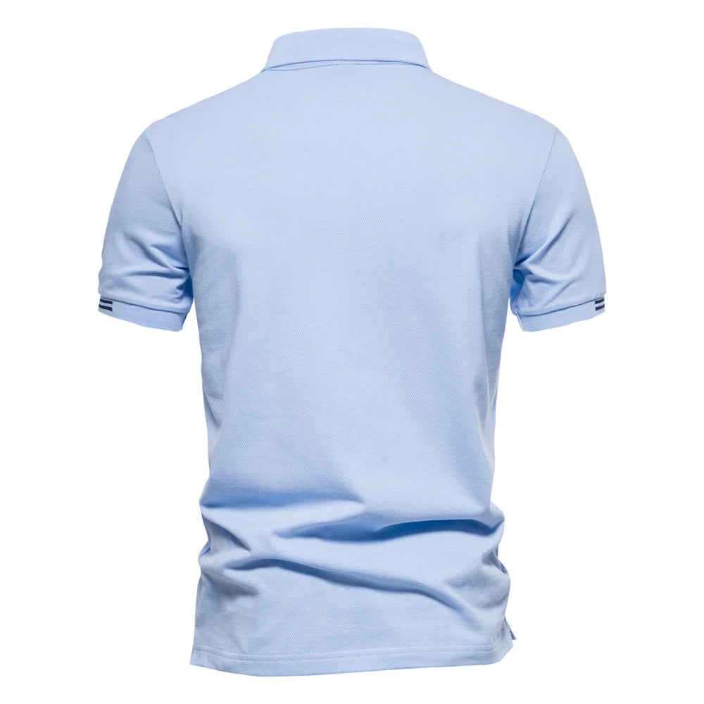 AIOPEON 100% Cotton Casual Men's Polo Shirt ATHLEXES