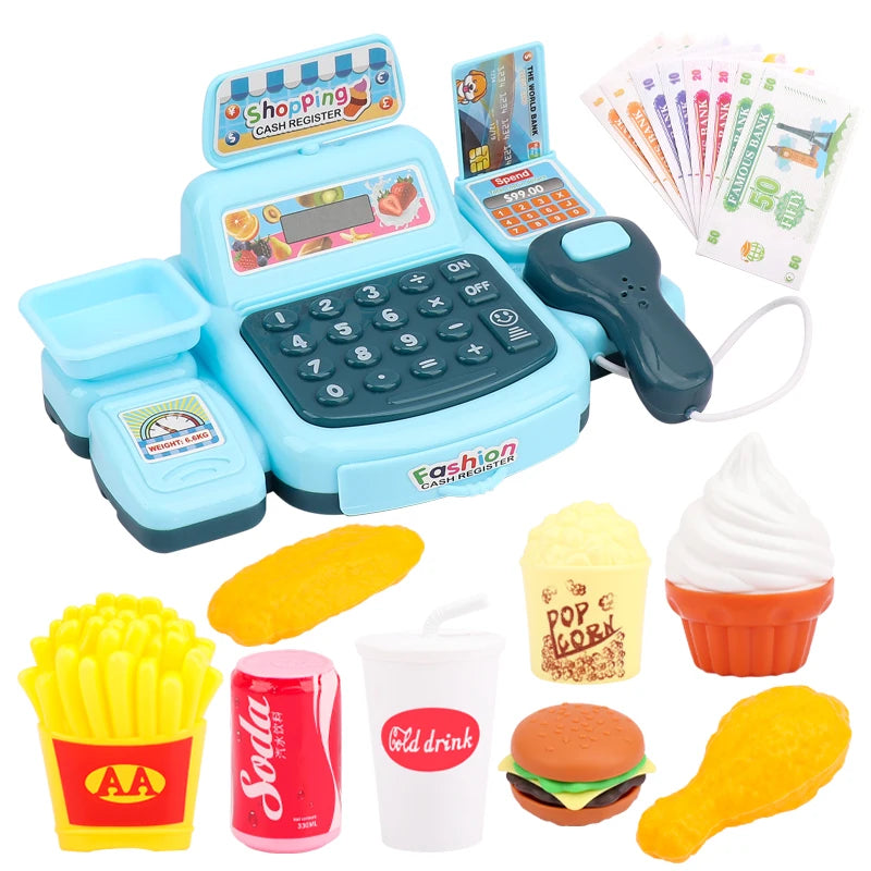 Supermarket Cashier Electronic Game Toy Set ATHLEXES