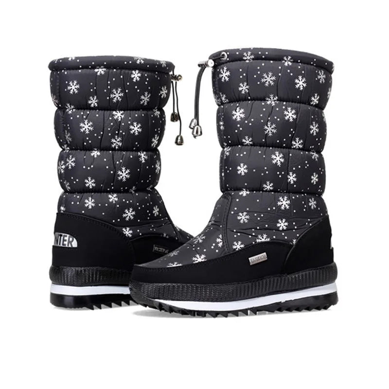 ChicFrost Plush Waterproof Winter Platform Boots ATHLEXES