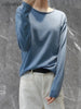 YSZWDBLX Women's Slim Fit Knit O-neck Sweater ATHLEXES