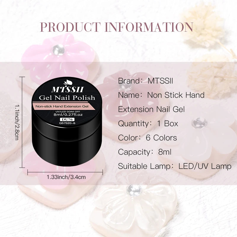 Mtssii 8ml Clear Nail Gel Art Extension & Carving Varnish ATHLEXES
