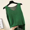 Chic Summer V Neck Knitted Blouse for Women ATHLEXES