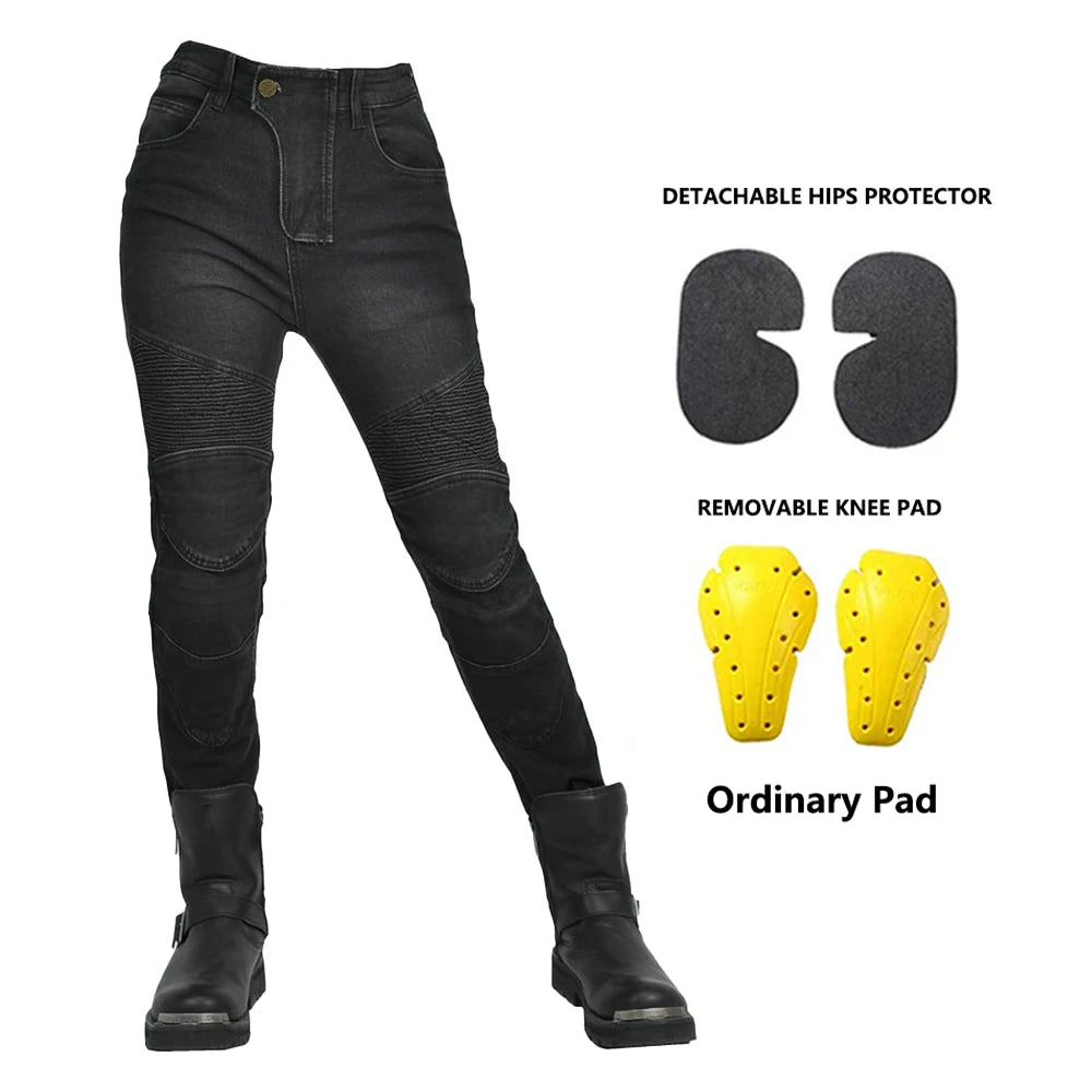 Ultimate Women's Moto Jeans with Silicone Protection ATHLEXES
