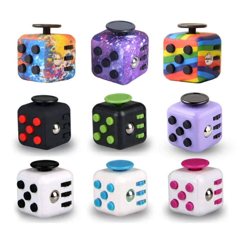 Colorful Fidget Dice for Stress Relief and Focus ATHLEXES