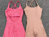Sculpt & Dance Backless Bodycon Scrunch Jumpsuit for Women ATHLEXES