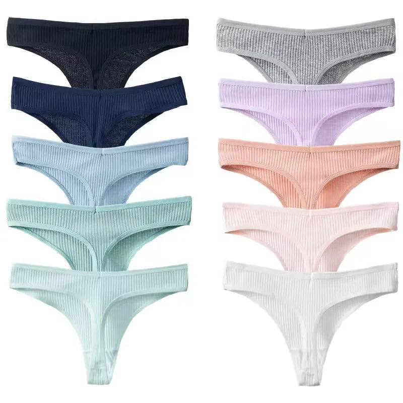 Cotton Comfort G-String Panties Set for Women ATHLEXES