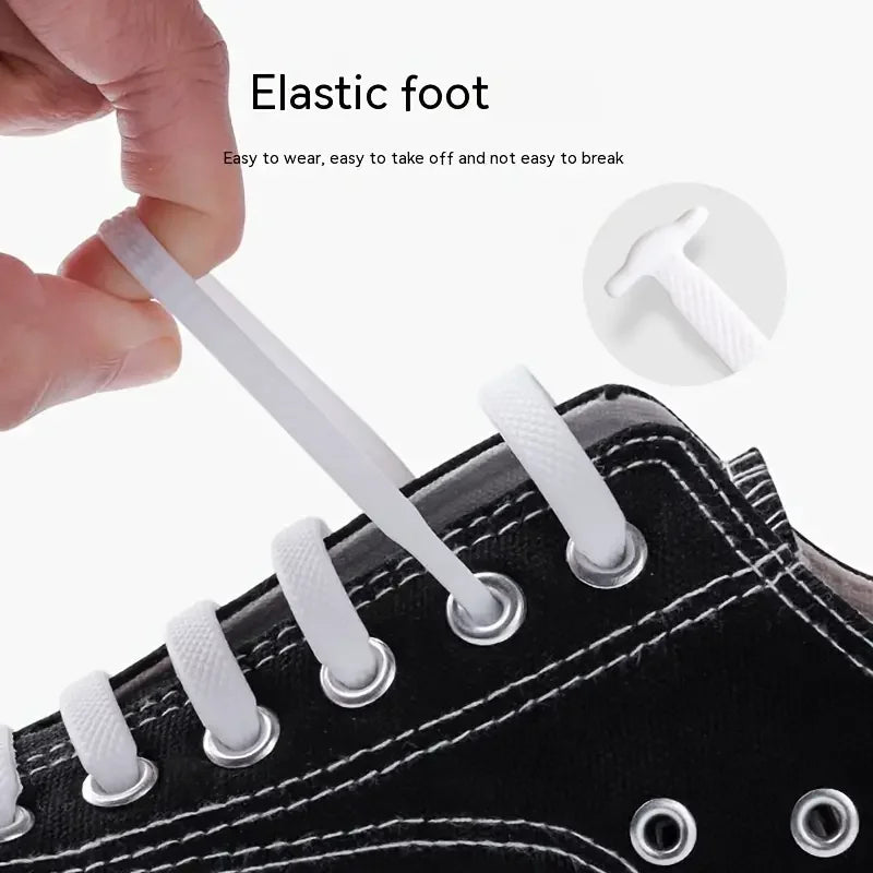 No-Tie FlexiShoelaces 16pcs for Sneakers & Sports ATHLEXES