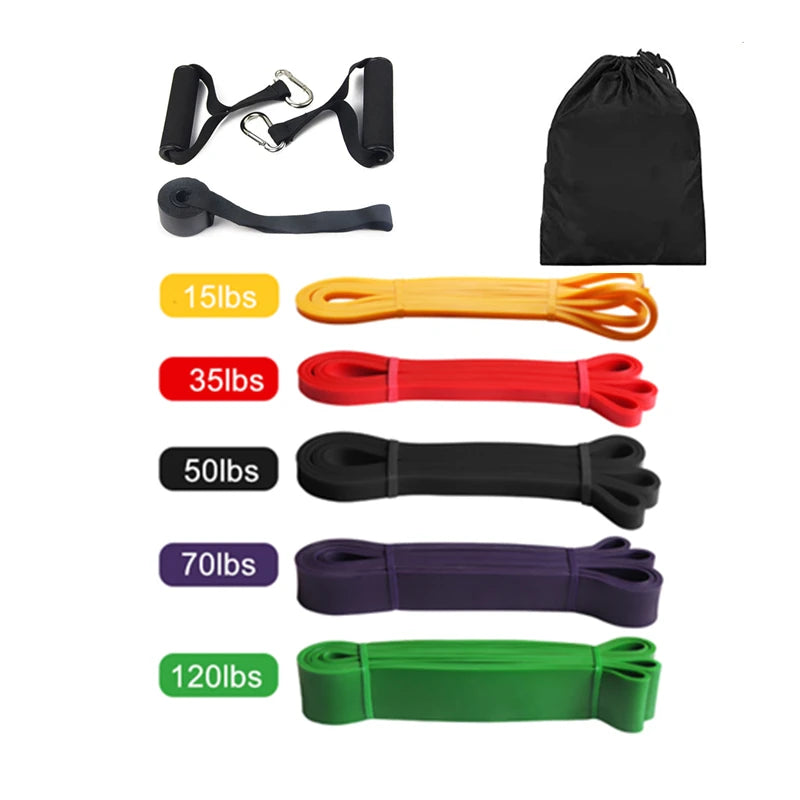EliteFlex Latex Stretch Resistance Bands for Workouts ATHLEXES