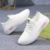 White Breeze Fly Woven Casual Mom Shoes ATHLEXES