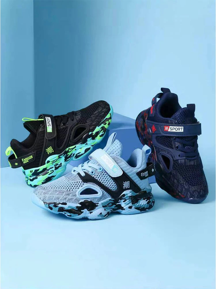 Boys Summer Air Mesh Running Shoes ATHLEXES