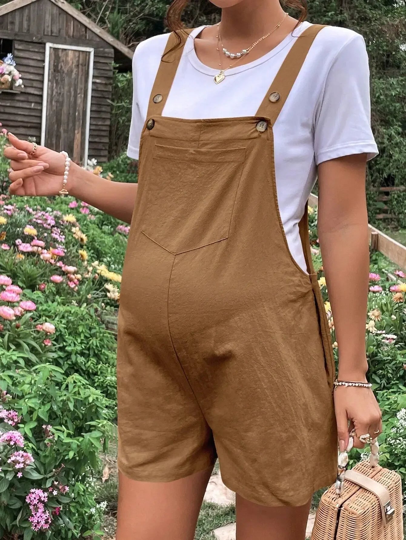Chic Plus Size Maternity Jumpsuit for Summer Bliss ATHLEXES