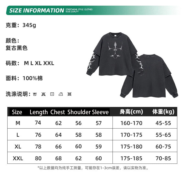 Stylish Printed Long Sleeved T-Shirt with Round Neck ATHLEXES