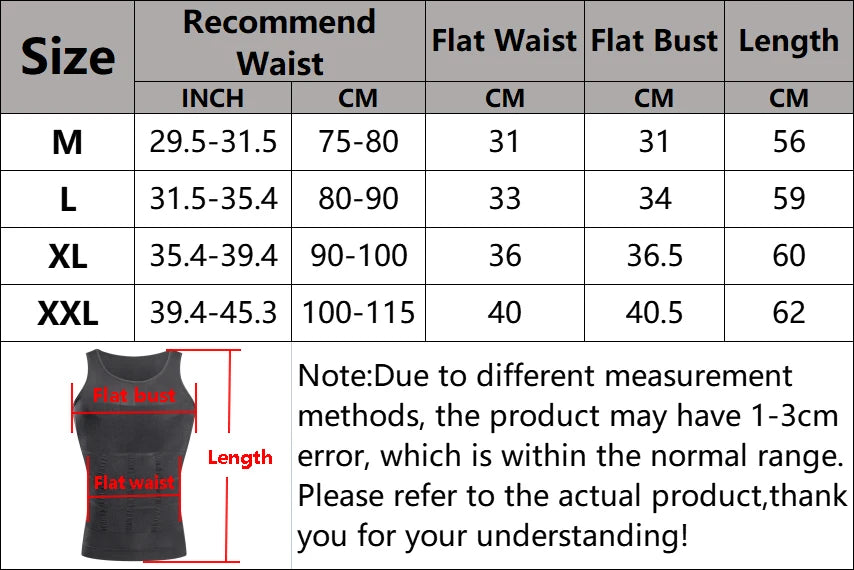 YBFDO Men's Slimming Compression Vest ATHLEXES
