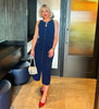 Elegant Knit Ribbed Maxi Dress with Pockets ATHLEXES