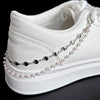 Pearl Charm Metal Shoe Buckle Chain Decorations ATHLEXES