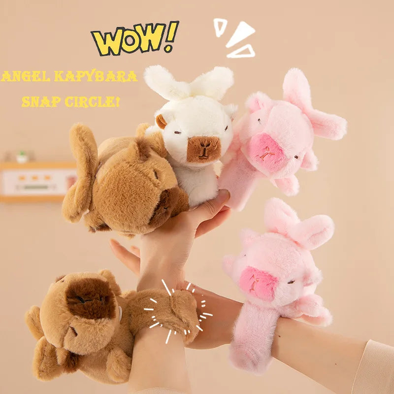 Kawaii Capybara Plush Slap Bracelet Toy ATHLEXES