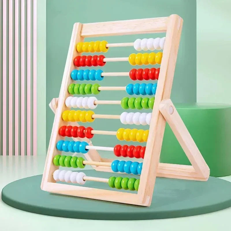 Wooden Counting Beads Educational Toy Set ATHLEXES
