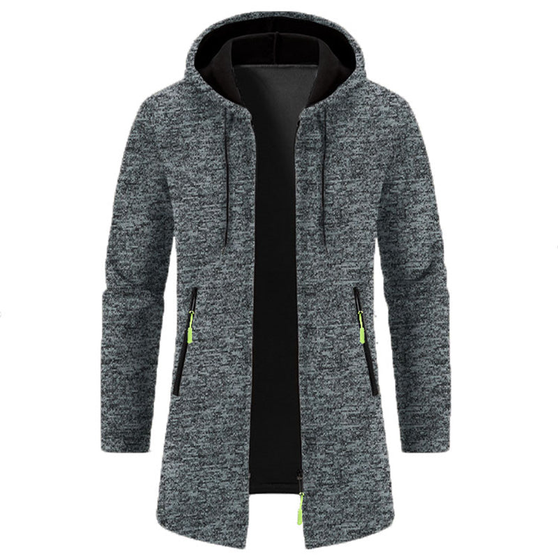 Urban Luxe Zippered Hoodie: Oversized Black Winter Sweatwear ATHLEXES