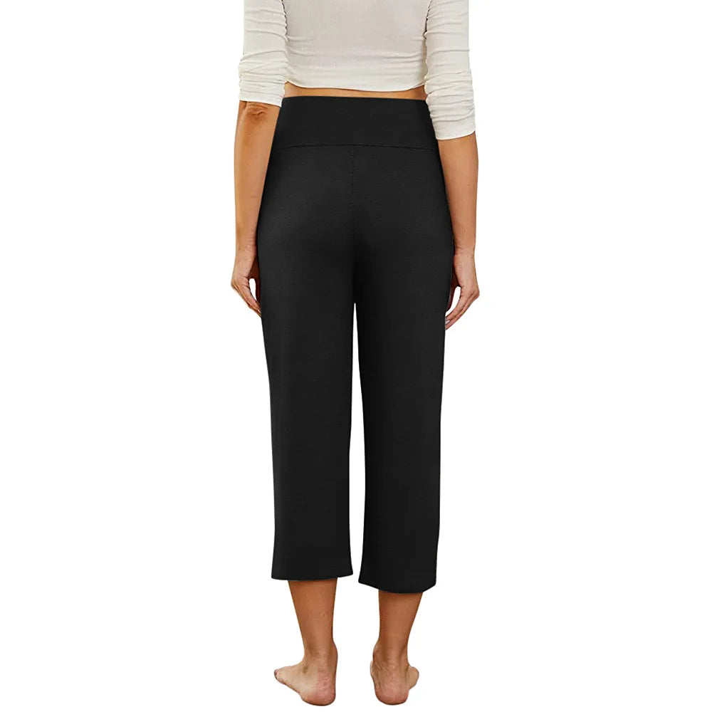 ComfortFit Maternity Yoga Capris with Pockets ATHLEXES