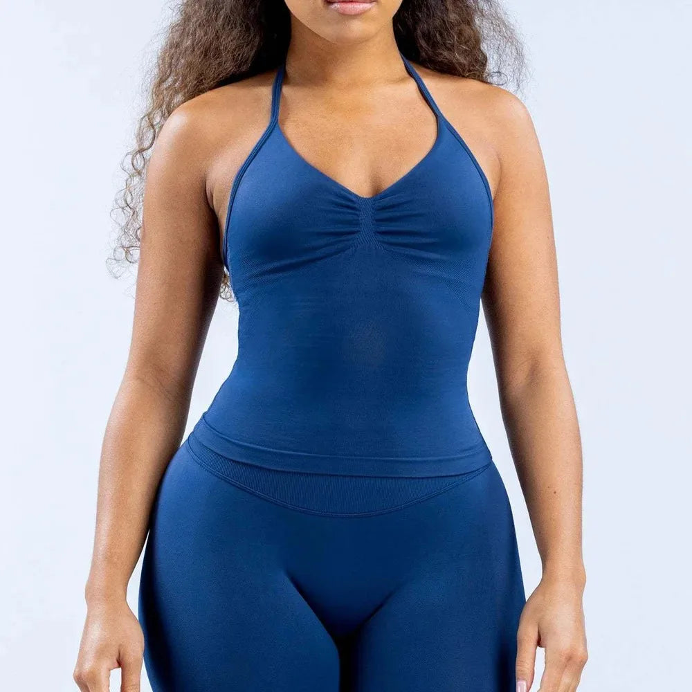 ElevateFit Strappy Yoga Sports Bra Top ATHLEXES