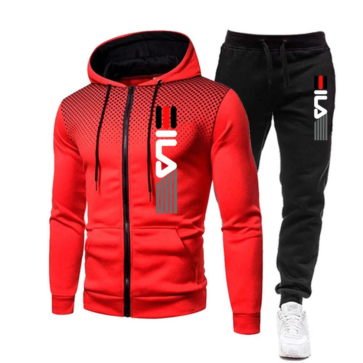 Elite Men's Fitness Tracksuit Set for Active Lifestyle ATHLEXES