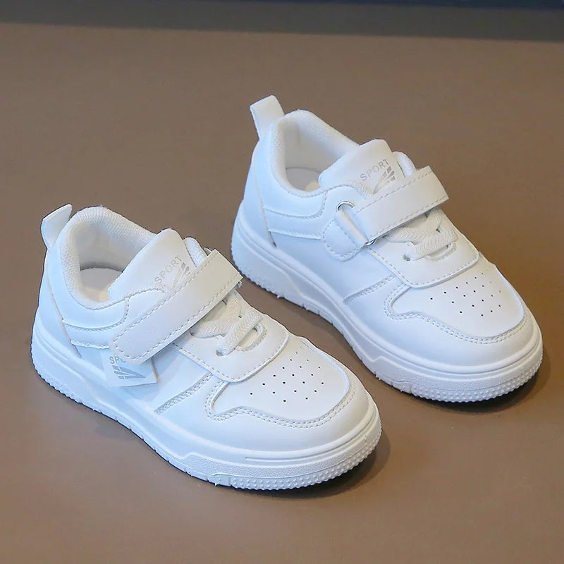 Spring Autumn Soft Sole Kids' White Sneakers ATHLEXES
