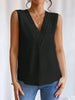 Elegant V Neck Multi-Layered Women's Vest Top ATHLEXES