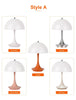 LED mushroom small table lamp portable USB charging dimmable flower bud lamp bedroom bedside lamp ATHLEXES