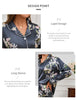 Autumn Pajama Women Silk Satin Set ATHLEXES