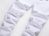 2025 Pure White Men's Slim Fit Stretch Jeans ATHLEXES