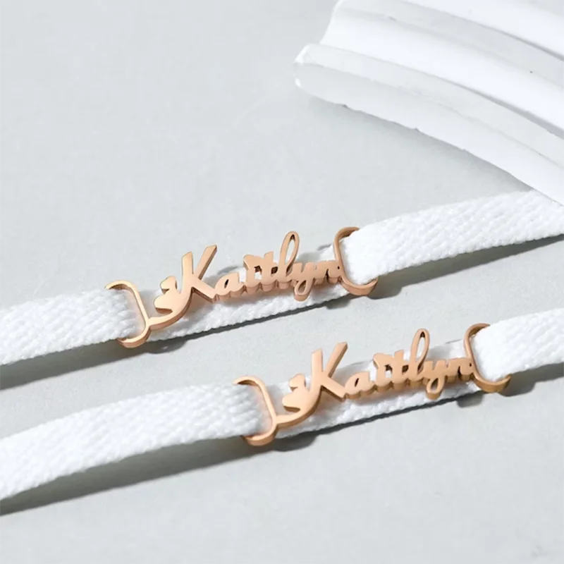 Customizable Nameplate Shoe Clips - Personalized Charm Accessories ATHLEXES
