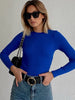 Chic Ribbed Green Cropped Long Sleeve Top ATHLEXES