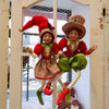 Elf Couple Plush Dolls: Festive Tree Ornaments ATHLEXES