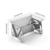WoodFire Portable Camping Grill Stove ATHLEXES