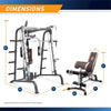 MARCY Ultimate Smith Cage Full Body Home Gym System ATHLEXES