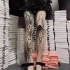 Gothic Spider Web Silk Tights for Alternative Fashion Women ATHLEXES