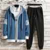 Chic Comfort Men's Hooded Cardigan Set ATHLEXES