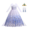 Princess Snow Queen Gown for Girls' Cosplay Magic ATHLEXES